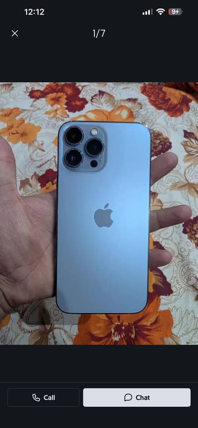 Apple iphone 13 pro max LLA Dual sim Pta Approved BH 94% original