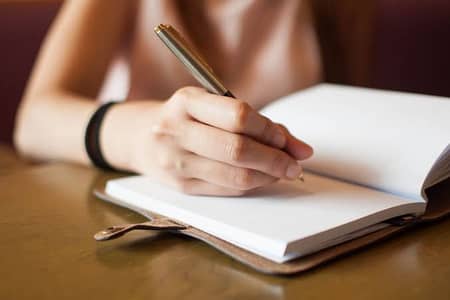 Female content writer
