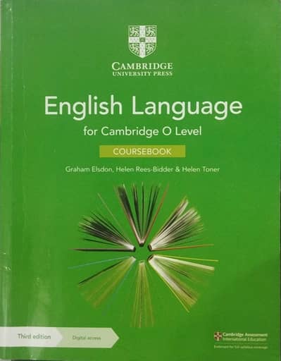 Olevels English syllabus 1123 book original