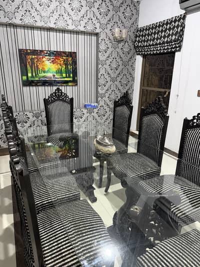 8 Chairs Dining Table Set