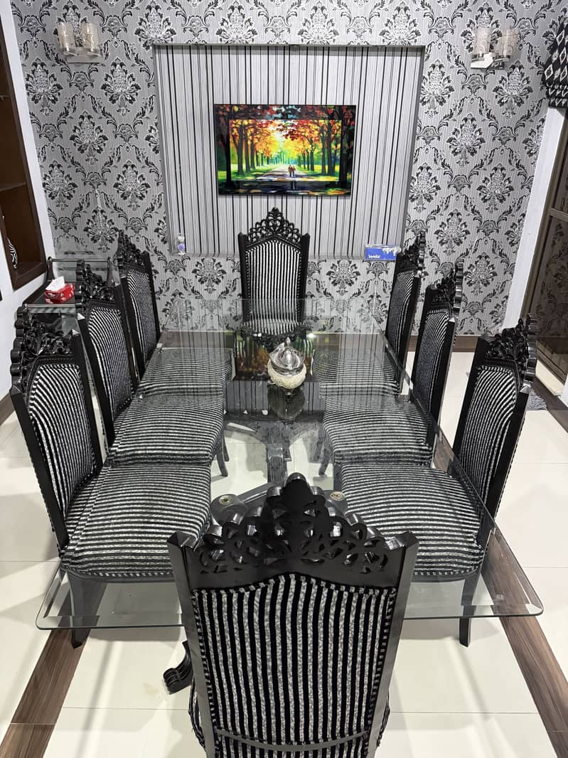 8 Chairs Dining Table Set 1
