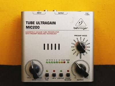 Behringer MIC 200 Tube Preamp