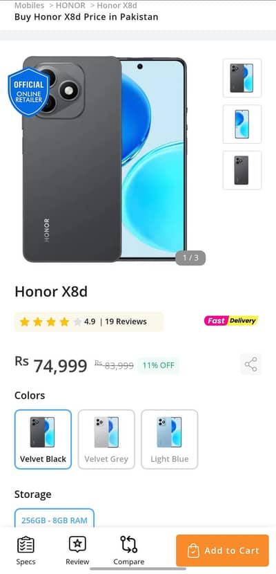 Honor X8d