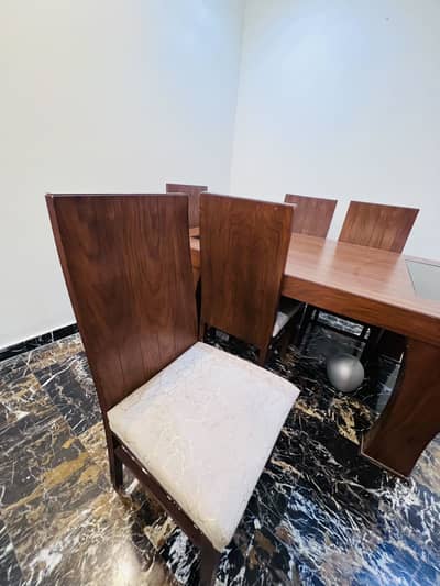 Dining Table Set, 6 chairs, 1 table