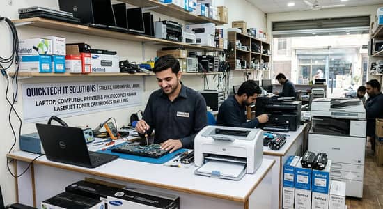 Printer Photocopiers Laptop Repair and Toner Cartridges Refilling