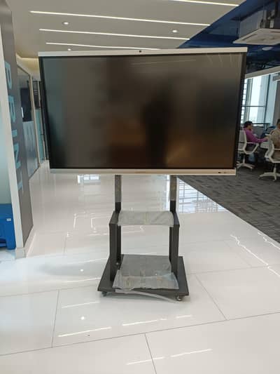 LCD led tv floor stands school event collage outside use expo