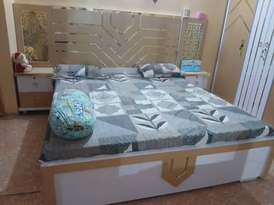 Complete 5 Piece Bedroom Furniture Set - - 220000 PKR