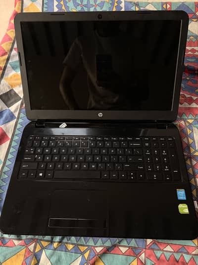 HP laptop HP 15 series, NVIDIA GeForce dedicated graphics.