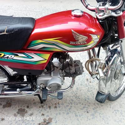 Honda cd70 2023 model Islamabad number