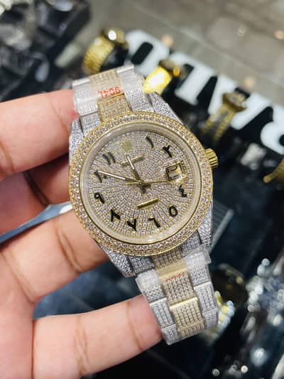 ROLEX ICED OUT WATCH
