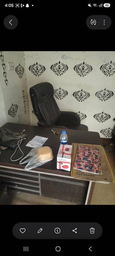 Office chair and. table