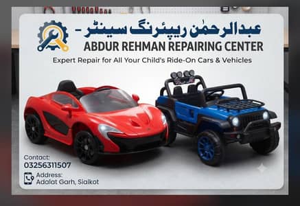 toy,car,jeep,bike kids Repairing at home Sialkot 03256311507