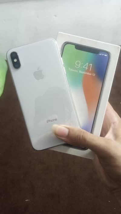 IPHONE X PTA APPROVED  64GB, WITH BOX