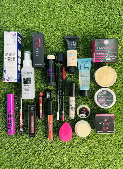 `Huda Beauty & Miss Rose Complete Makeup Kit 20 in 1`