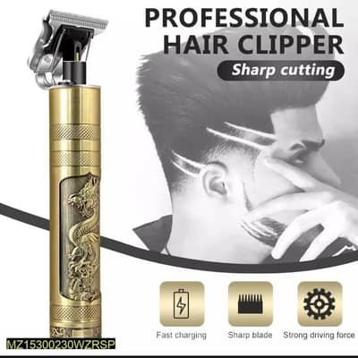 professional hair trimmer with Sharp blade & fast charging.