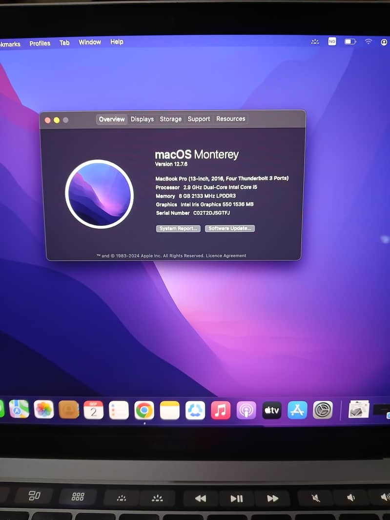Macbook Pro 2016 2