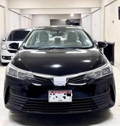 Toyota Corolla XLi Limited Edition 2019– Black Color.