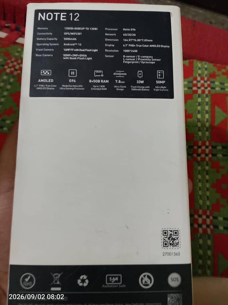 Infinix Note 12 5