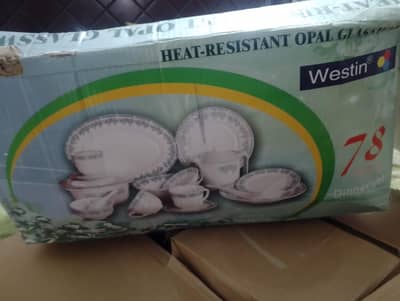 78 piece pather set bilkul new ha