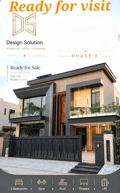 SYED BROTHERS PROUDLY OFFERS: 1-Kanal Elegant And Fully Furnished Bungalow With Gym, Theater, Lift & Pool Is Available In The Best Block Of DHA Lahore.