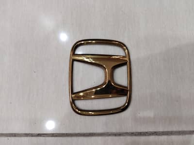 Honda N box custom JF1 original golden trunk emblem