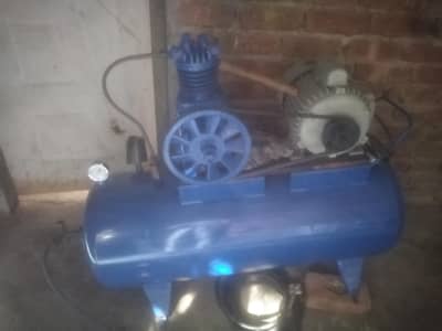1hp air compressor with 150ltr tank good condition