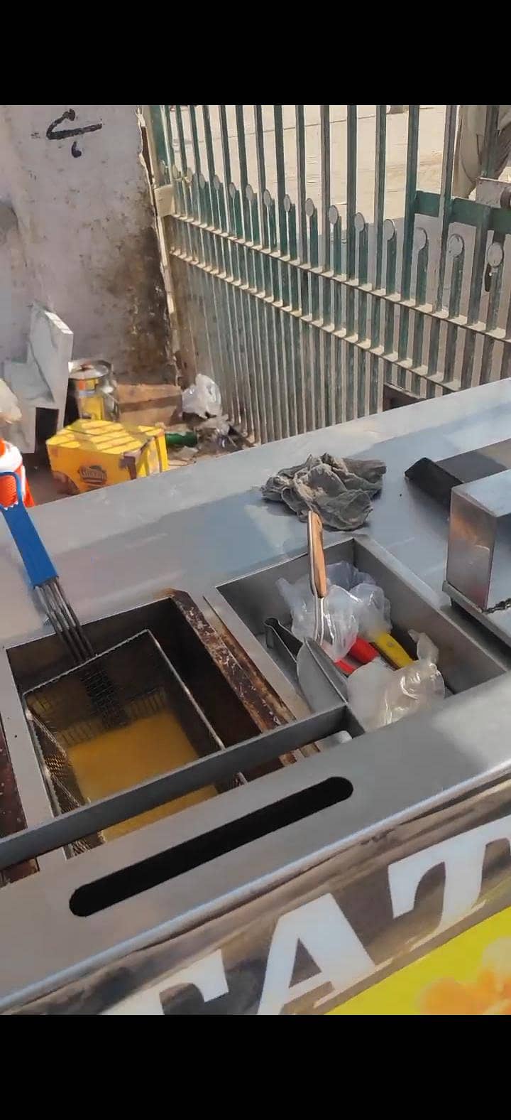 fries  stall folding 2