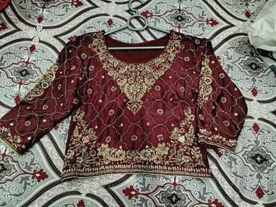 bridal lehnga/bridal dress/wedding lehnga/ with free jewelry