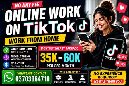 TikTok free online work