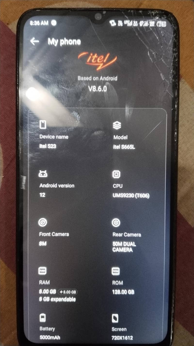 Itel S23 5