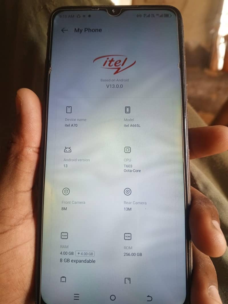 Itel A70 2