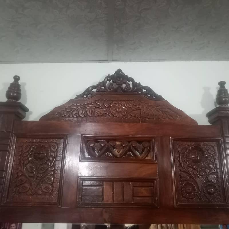 solid wood chinioti bed set 2