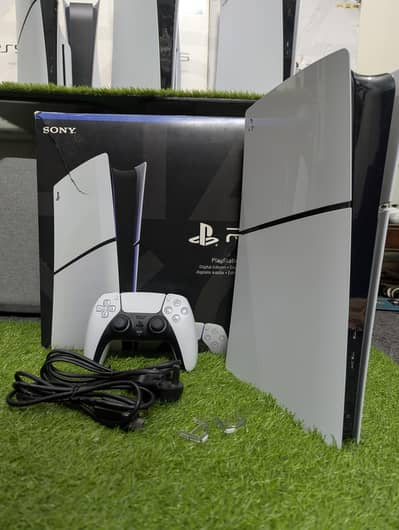 Ps5 Slim 1Tb Disk Edition 2 Controller With Complete Box