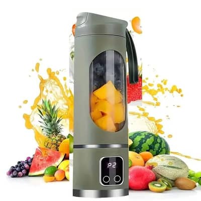Portable Rechargeable Electric Juicer Blender