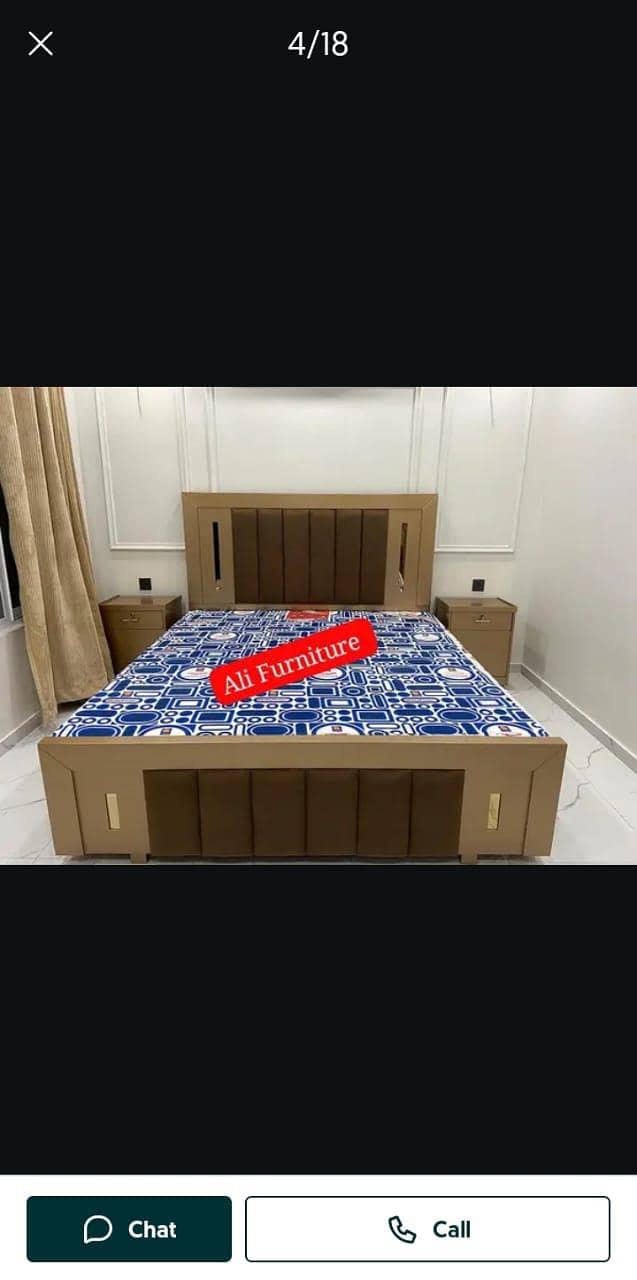 Bed set. Double bed. King bed. 13