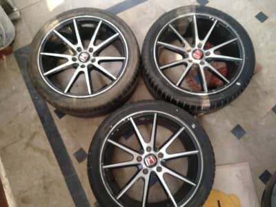 Dunlop Tyres wiht Allow Rims