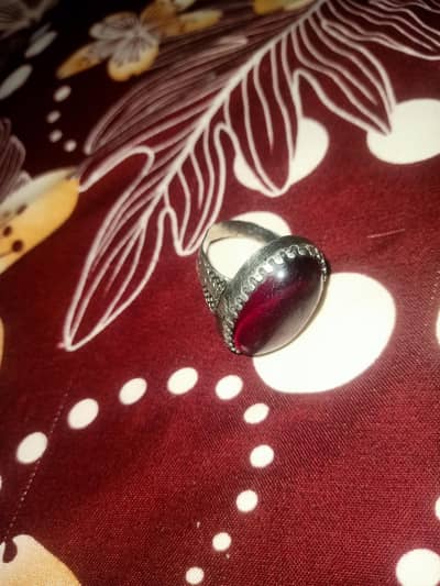 Original Red Aqeeq Ring