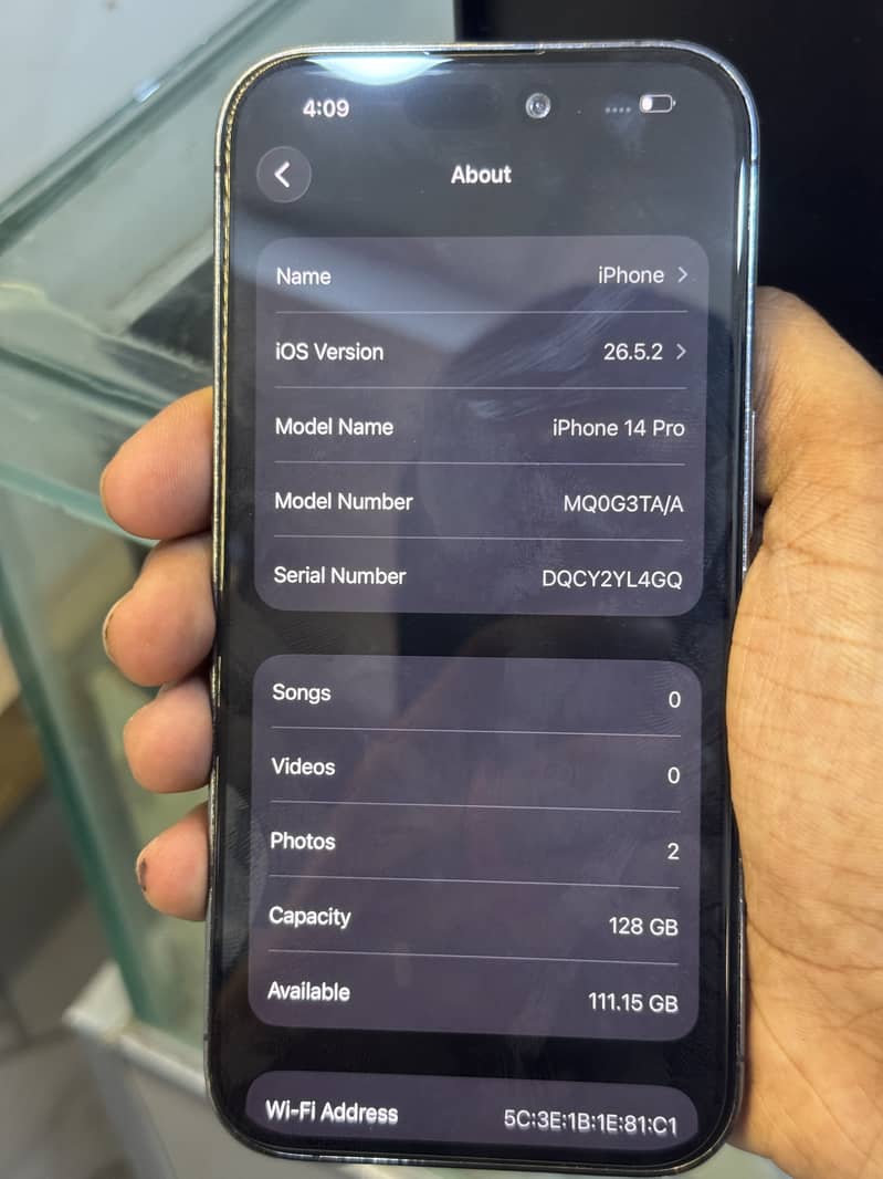 Iphone 14 Pro 128GB PTA Approved 1