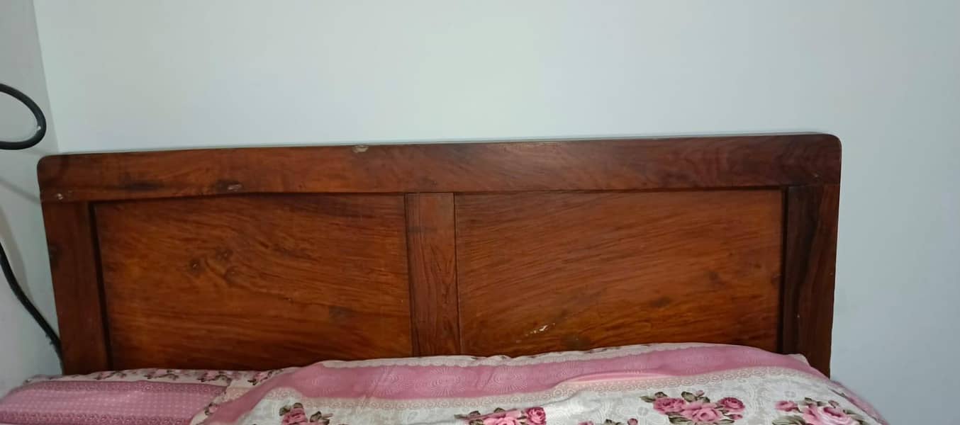 Solid Wooden Single Bed 3