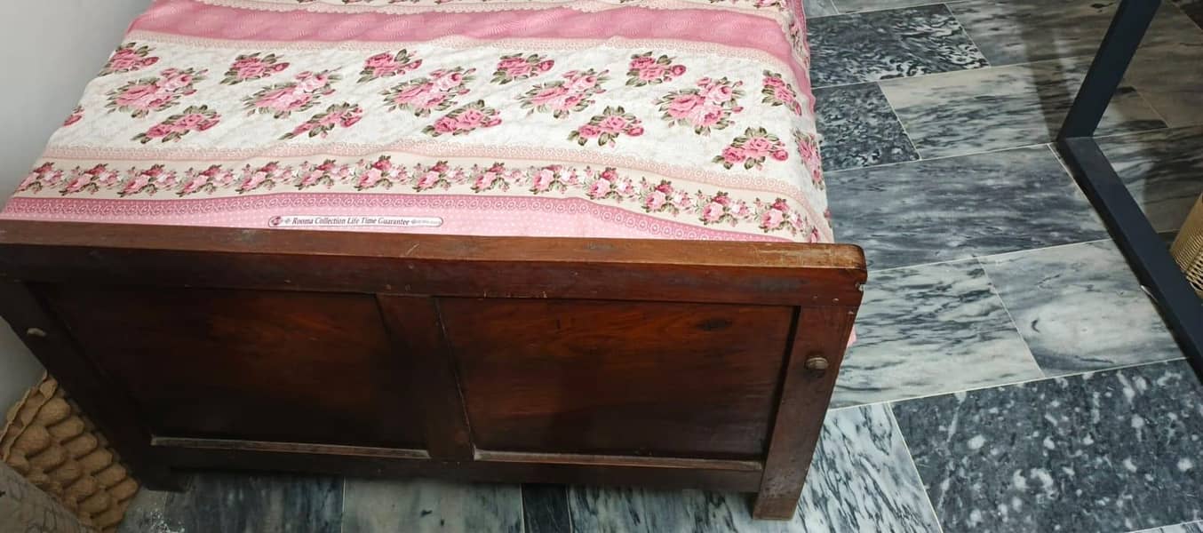 Solid Wooden Single Bed 4