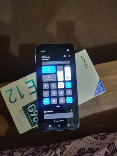 Infinix note 12 g96 8+8Gb 128Gb AMOLED display with box charger. .