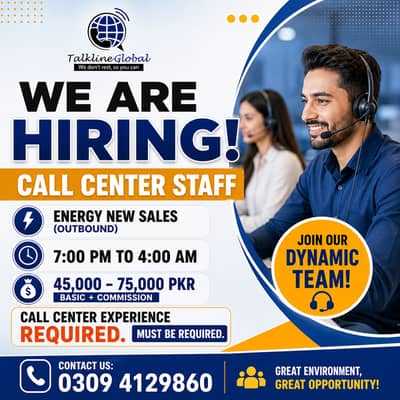 Sales Staff Required | Calling Agents Required | Male & Female Jobs