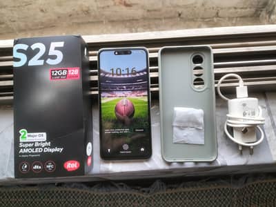 Itel S25 6GB/128GB PTA Approved - Complete Box - 26000*