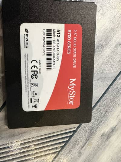 MyStor SSD 512gb 2.5” S700 Series
