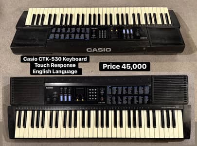 Casio CTK-530 Keyboard 61 Keys /Piano/Guitar/Electric/Bass/Amp