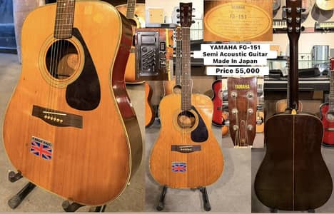 Yamaha FG-151 Semi Acoustic Made in Japan /Keyboard/Piano/Amp/Banjo