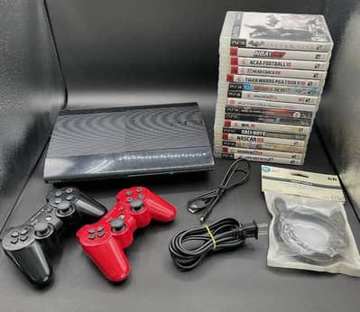 Sony PlayStation 3 PS3 Super Slim 250GB – Complete Gaming Bundle