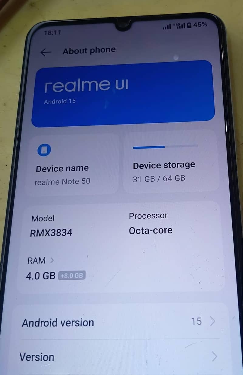 Realme Note 50 5