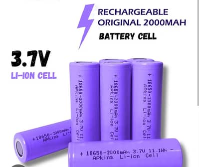 3.7 volt lithium 18650 branded cells for sale