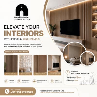 Wpc Wallpanel - Pvc Wallpanel - 3D Wallpanel - PU Stone - Wallpanel